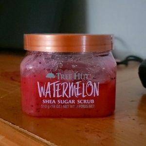 Watermelon tree hut scrub